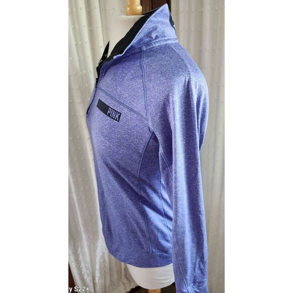 A7  PINK Victoria's Secret half zip pullover jacket - Picture 3 of 7